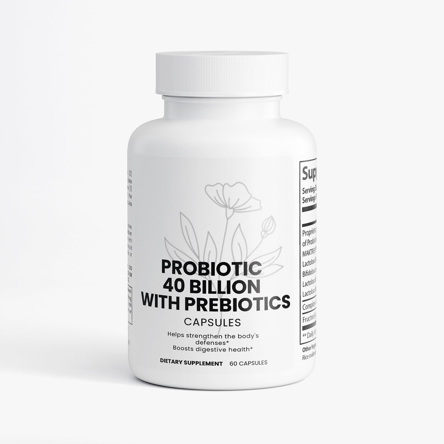 Probiotic 40 Billion with Prebiotics