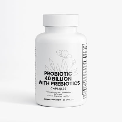 Probiotic 40 Billion with Prebiotics
